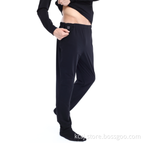 7.4V battery powered electrical heated underwear, heated long underwear